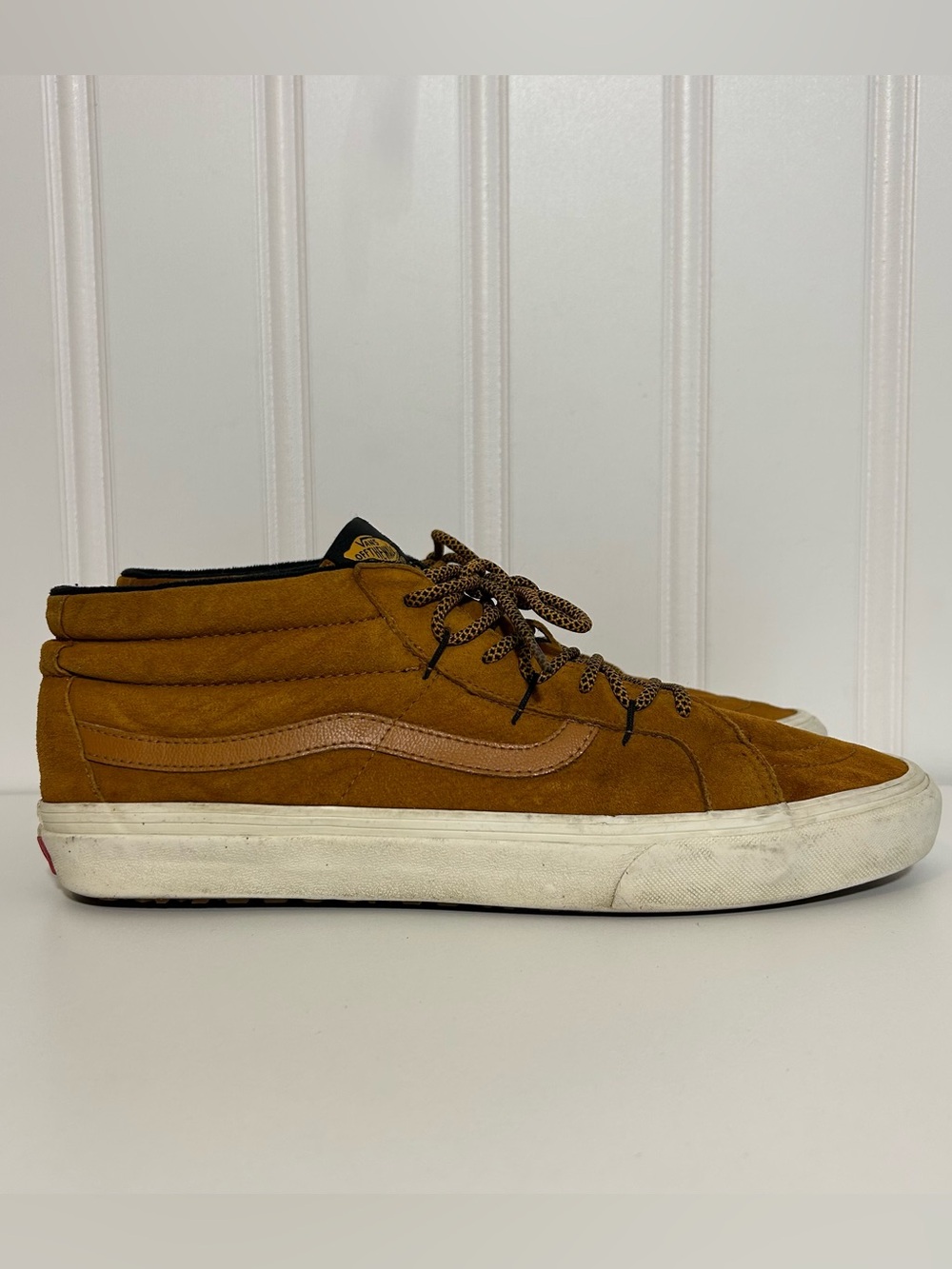 Vans sk8 mid resissue mte tan suede